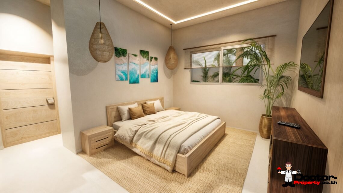 New 2-Bedroom Bali-Style Pool Villa in Bangrak, Koh Samui